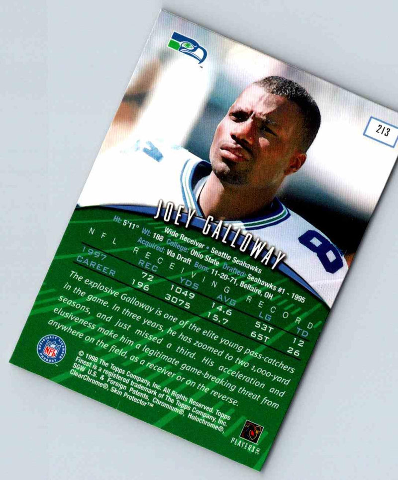 1998 Topps Finest Football Joey Galloway