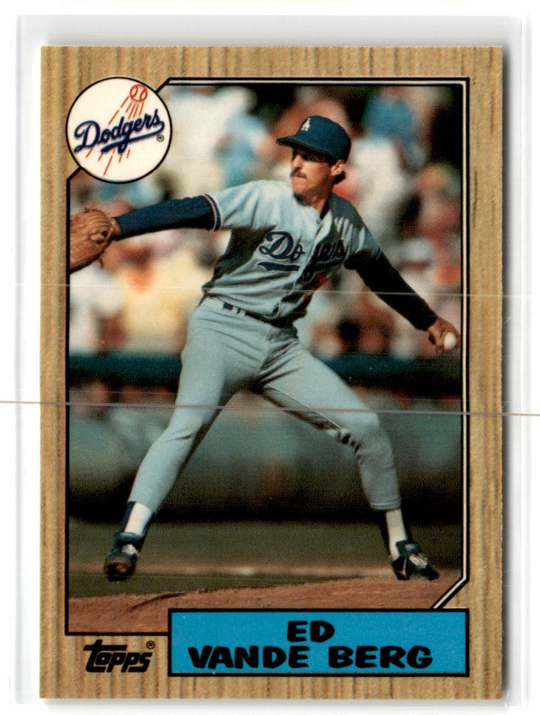 1987 Topps Tiffany Ed Vande Berg #717