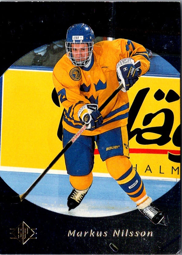 1995 SP Marcus Nilsson #185 Rookie