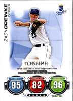 2010 Topps Attax Code Cards Zack Greinke #NNO