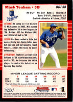 2005 Bowman Chrome Draft Picks & Prospects Mark Teahen #BDP30