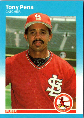 1987 Fleer Update Tony Pena #U-98
