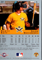 1993 Classic Best Marty Neff #287