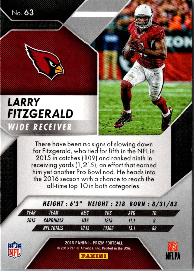 2016 Panini Larry Fitzgerald