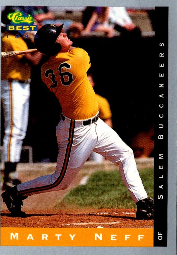 1993 Classic Best Marty Neff #287