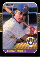 1987 Donruss Jim Gantner