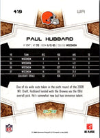 2008 Score Super Bowl XLIII Paul Hubbard #419