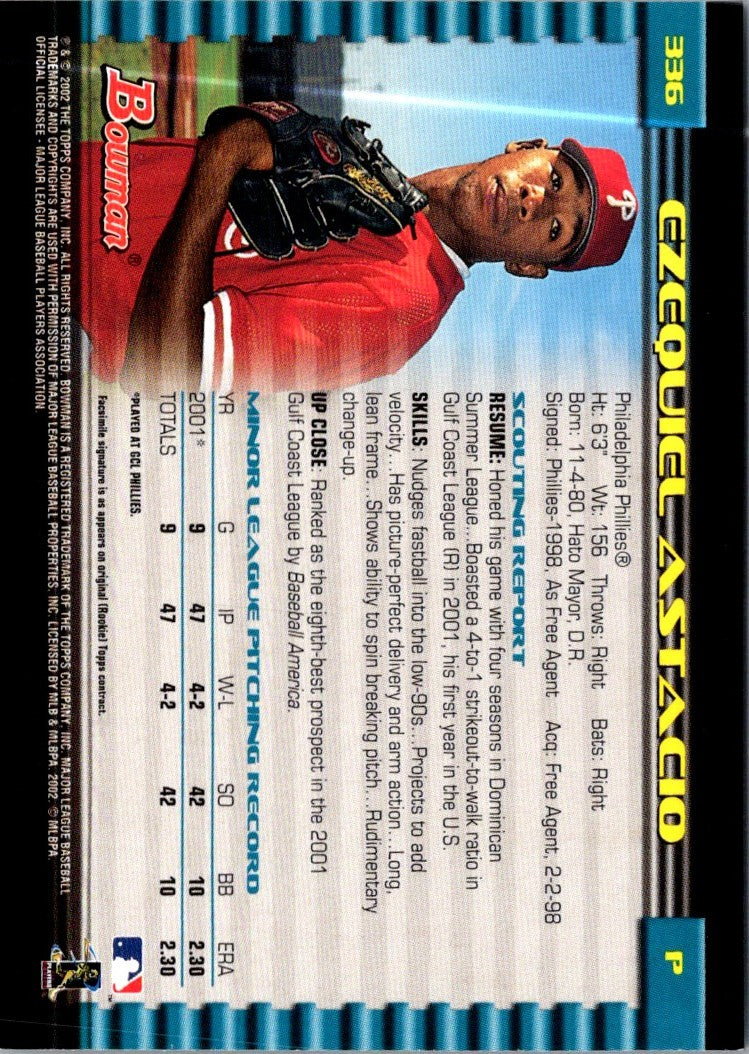 2002 Bowman Ezequiel Astacio