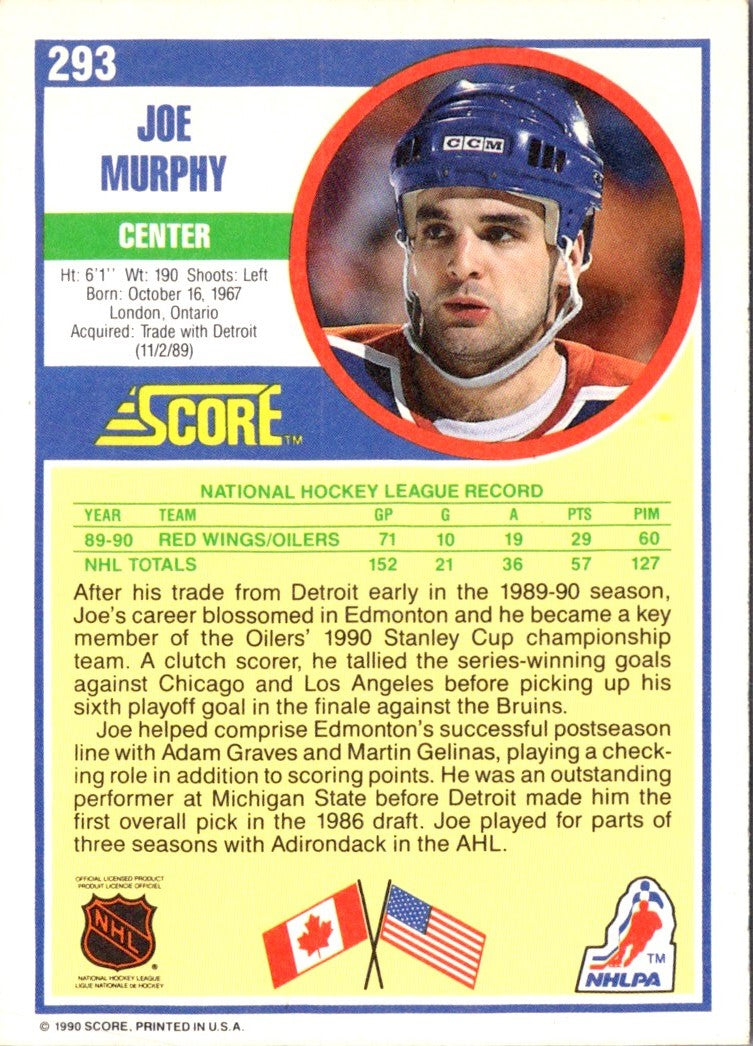 1990 Score Joe Murphy