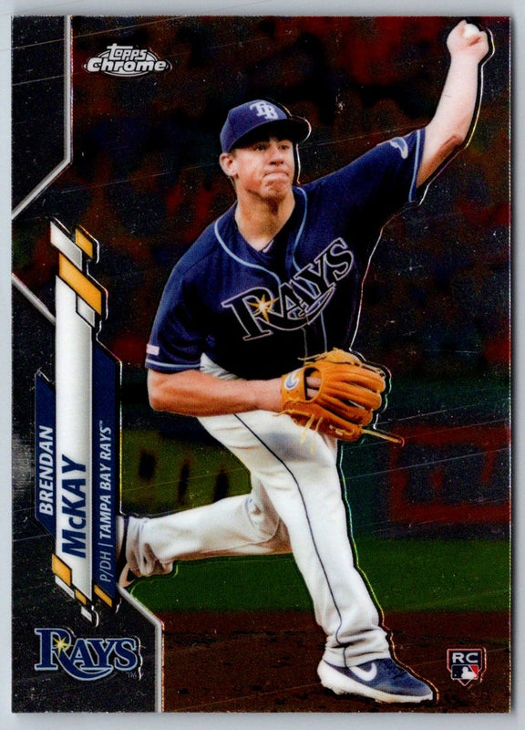 2020 Topps Chrome Brendan McKay #8 Rookie