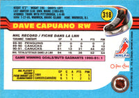 1991 O-Pee-Chee Dave Capuano #318