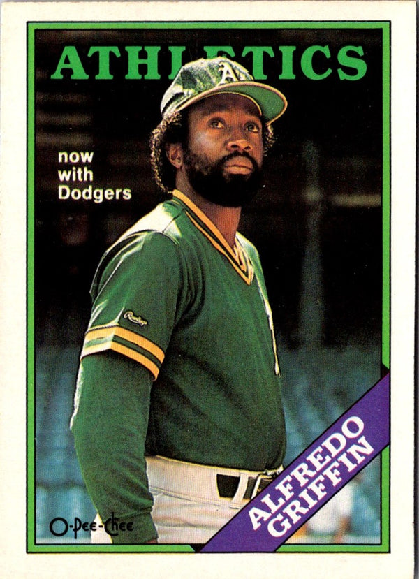 1988 O-Pee-Chee Alfredo Griffin #42