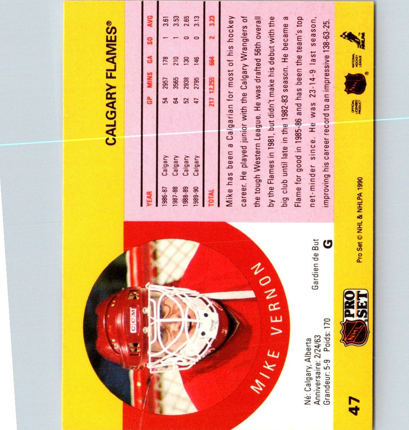 1990 Pro Set Mike Vernon
