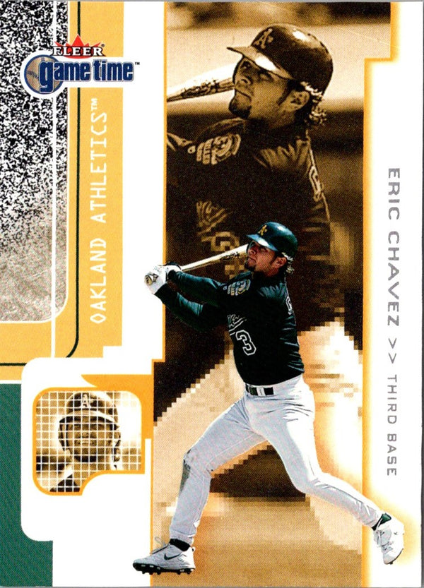 2001 Fleer Game Time Eric Chavez #37