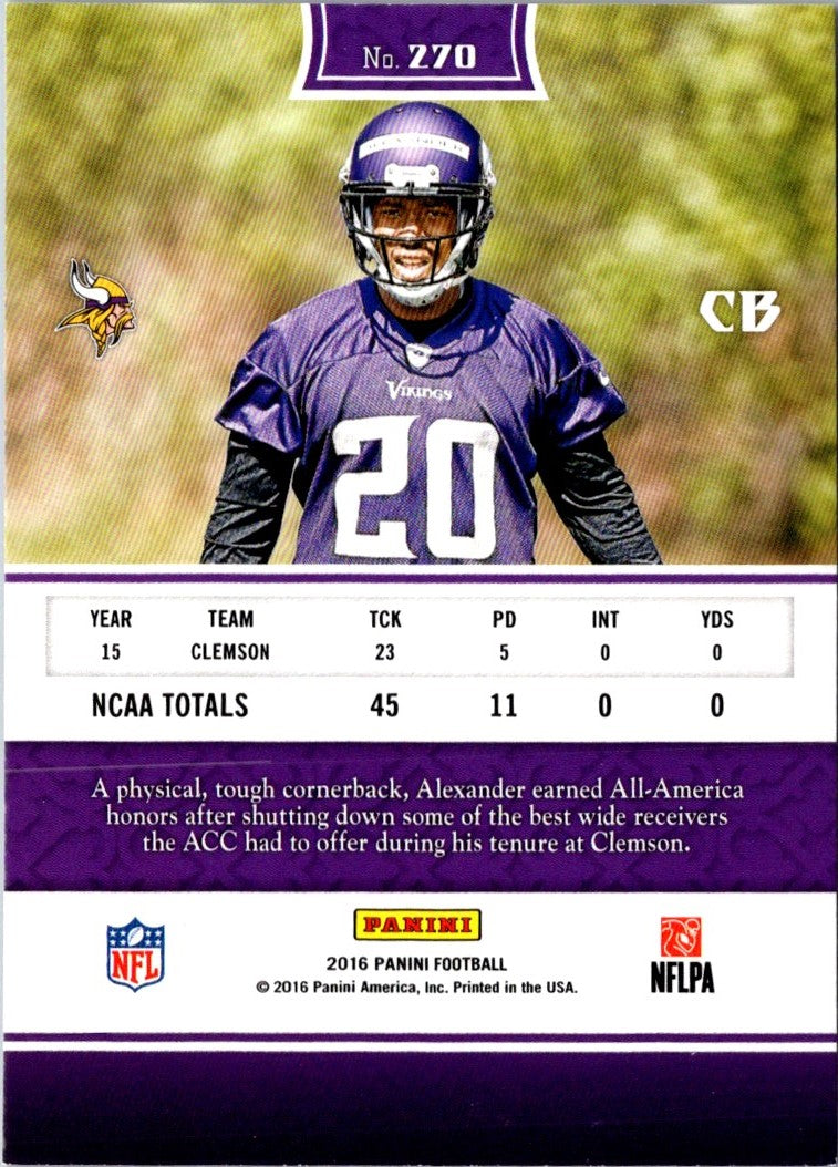 2016 Panini Mackensie Alexander