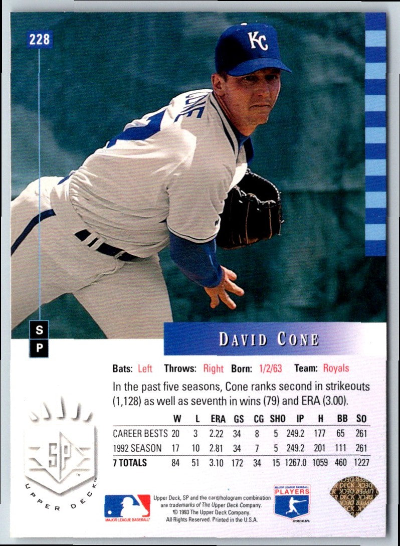 1993 SP David Cone
