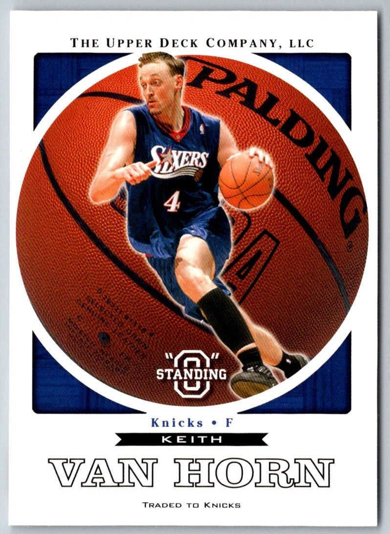 2003 Upper Deck Standing O Keith Van Horn