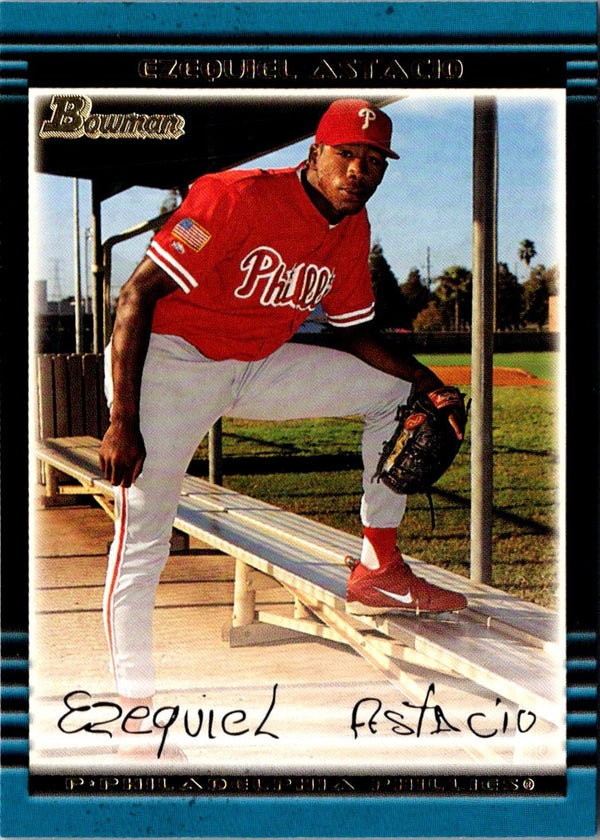 2002 Bowman Ezequiel Astacio #336 Rookie