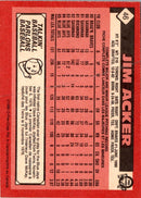 1986 O-Pee-Chee Jim Acker