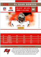 2011 Score Da'Quan Bowers #326 Rookie
