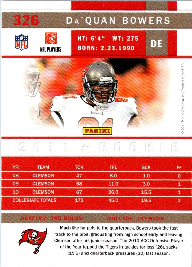 2011 Score Da'Quan Bowers