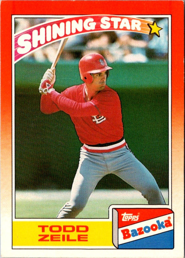 1990 Topps Bazooka Todd Zeile #12