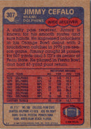 1985 Topps Jimmy Cefalo