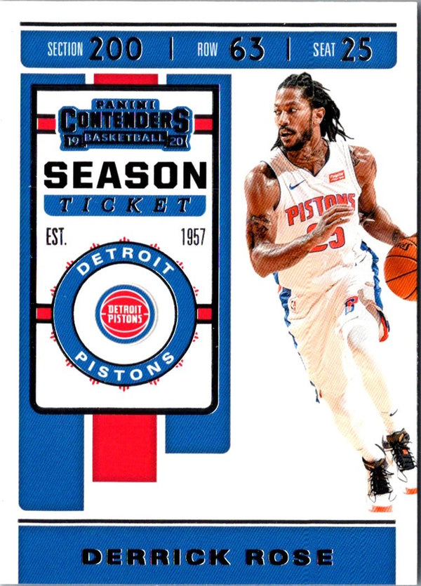 2019 Panini Contenders Derrick Rose #28