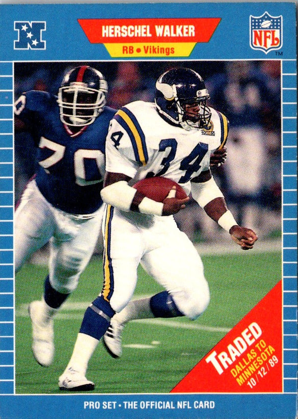 1989 Pro Set Herschel Walker #561
