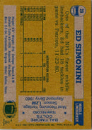 1982 Topps Ed Simonini