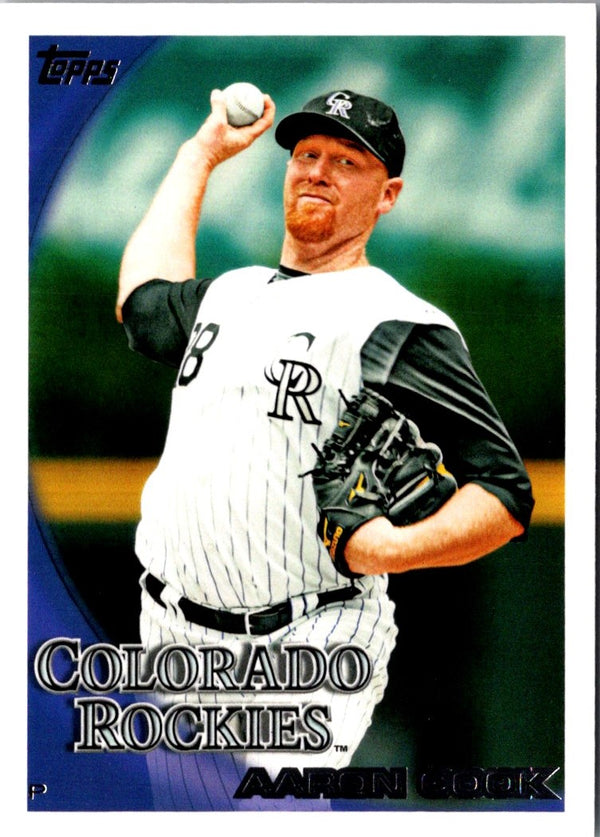2010 Topps Aaron Cook #621