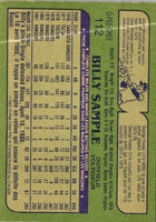 1982 O-Pee-Chee Billy Sample #112