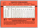 1990 Donruss Tim Raines MVP