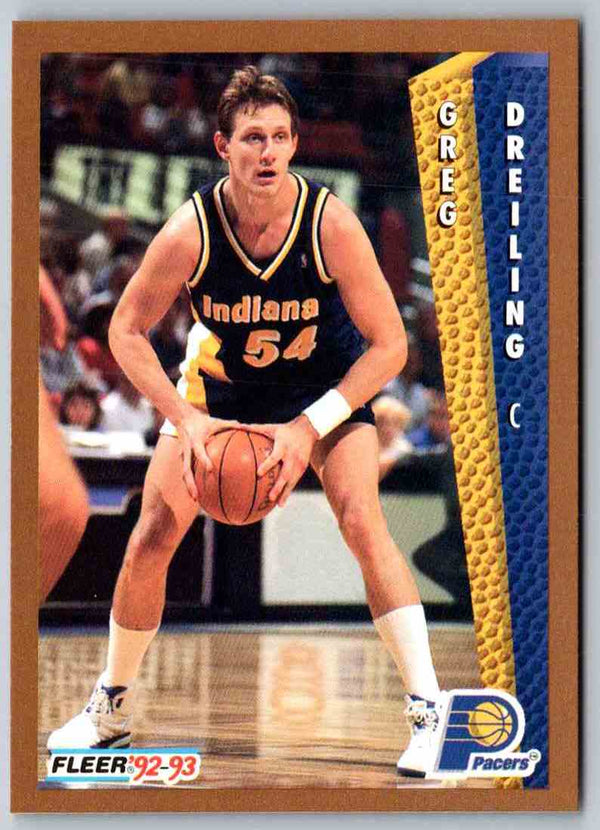 1992 Fleer Greg Dreiling #349