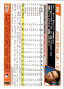 2002 Topps Gallery Jose Cruz Jr.