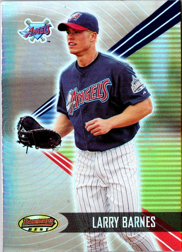 2001 Bowman's Best Larry Barnes