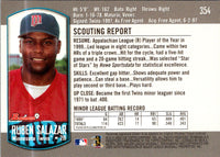 2000 Bowman Ruben Salazar #354 Rookie