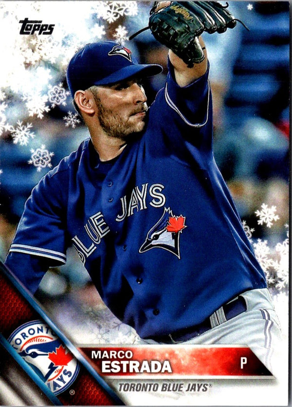 2016 Topps Holiday Baseball Marco Estrada #HMW66