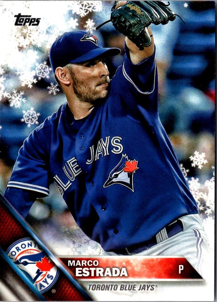 2016 Topps Holiday Baseball Marco Estrada