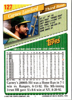 1993 Topps Gold Carney Lansford #127