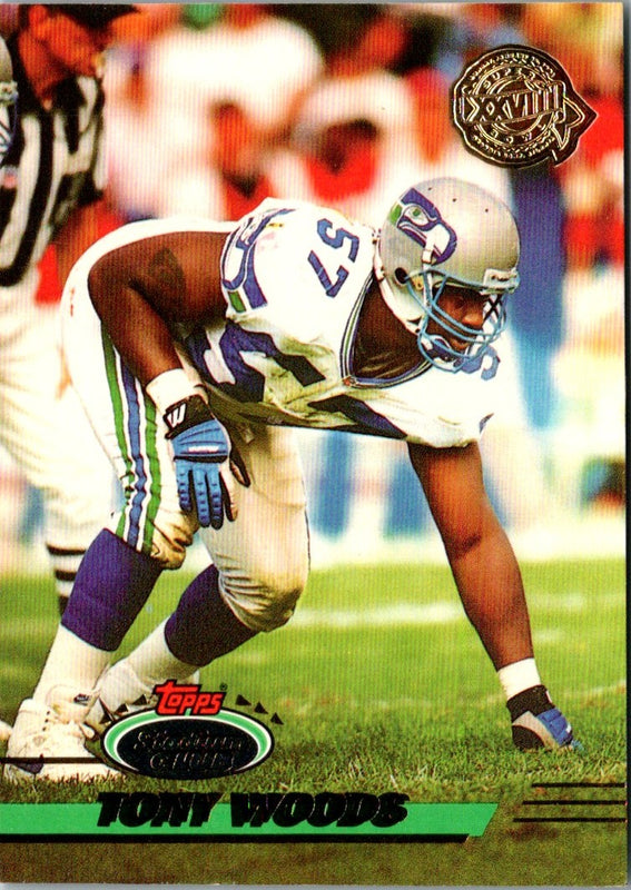 1993 Stadium Club Super Teams Bowl Tony Woods #209