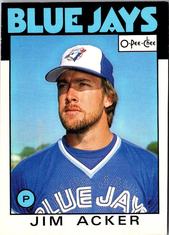 1986 O-Pee-Chee Jim Acker #46