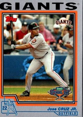 2002 Topps Gallery Jose Cruz Jr. #99