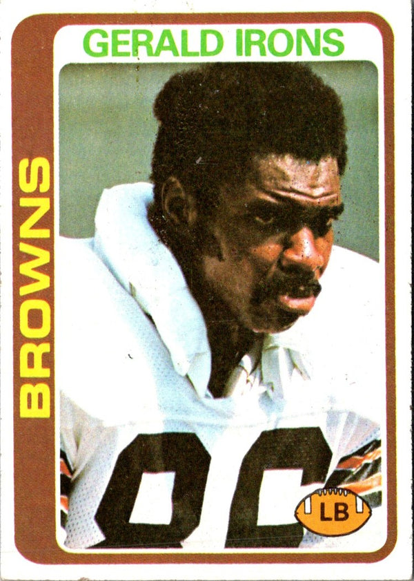 1978 Topps Gerald Irons #73