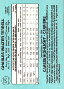 1986 Leaf Walt Terrell