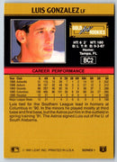1991 Leaf Gold Rookies Luis Gonzalez