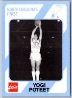 1989 Collegiate Collection North Carolina's Finest Yogi Poteet #162