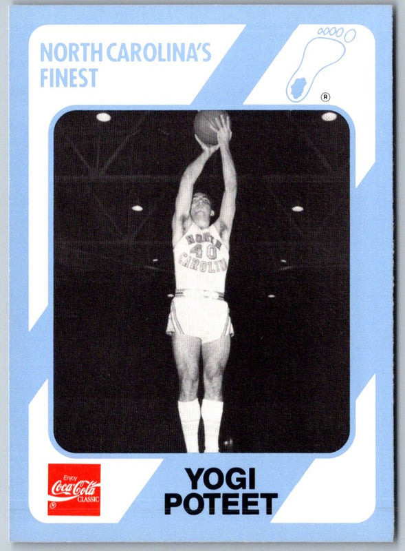 1989 Collegiate Collection North Carolina's Finest Yogi Poteet #162