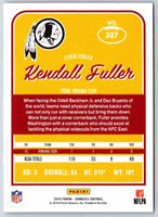 2016 Donruss Kendall Fuller #327