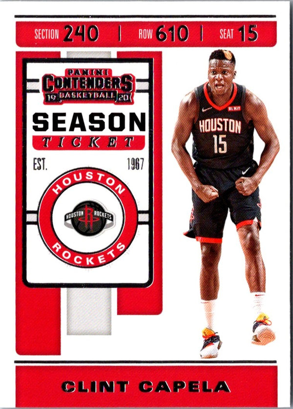 2019 Panini Contenders Clint Capela #18